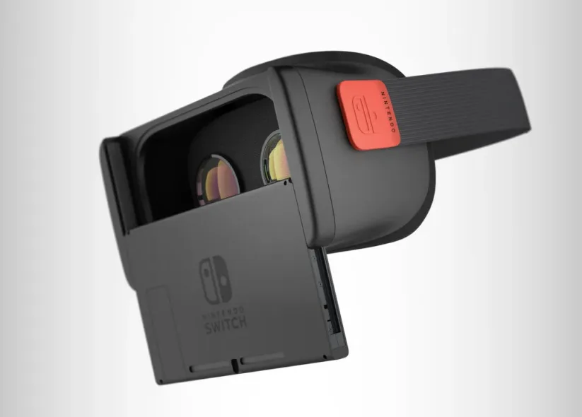 Design du casque Nintendo Switch VR réalisé par Antoine Beynel