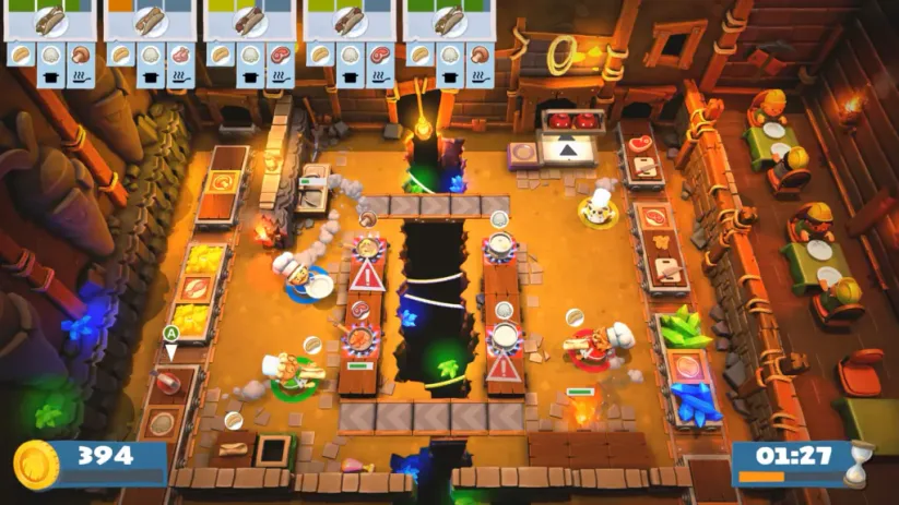 Jeu Overcooked! 2 sur Nintendo Switch : Il y a le feu dans la cuisine