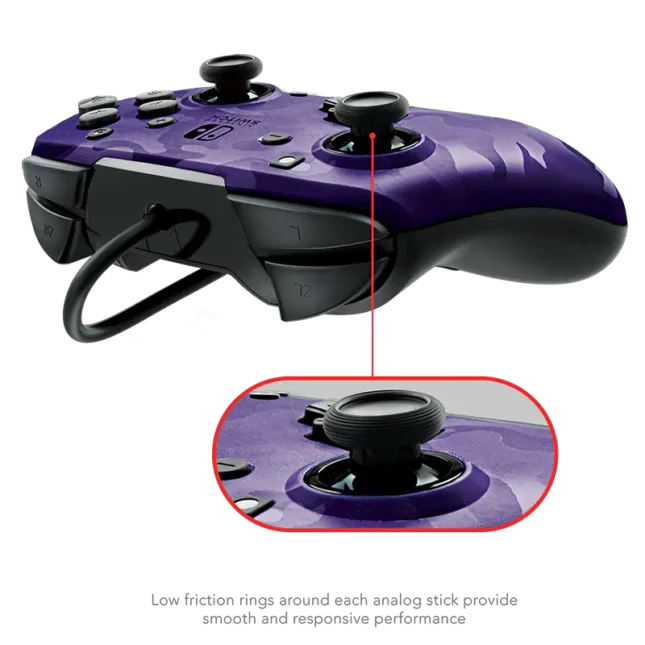 Manette Faceoff Deluxe+ Audio Wired Controller : version violet 4