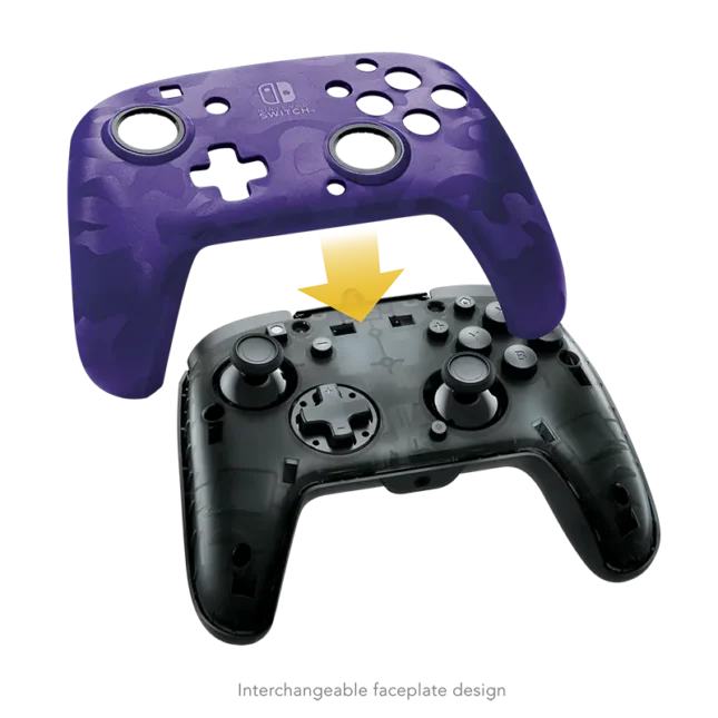 Manette Faceoff Deluxe+ Audio Wired Controller : version violet 6