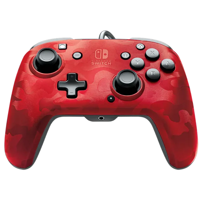 Manette Faceoff Deluxe+ Audio Wired Controller : version rouge 1