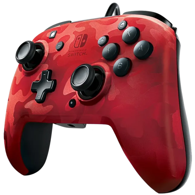 Manette Faceoff Deluxe+ Audio Wired Controller : version rouge 2