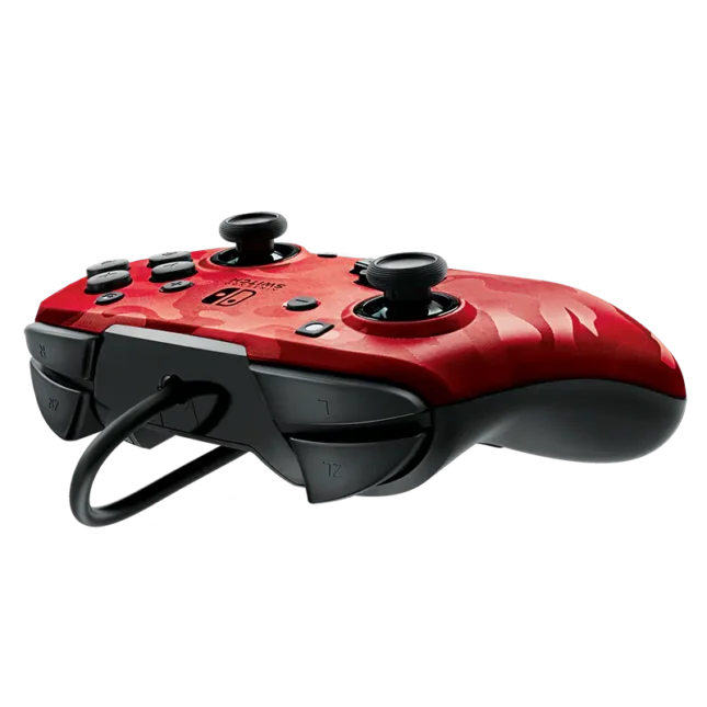 Manette Faceoff Deluxe+ Audio Wired Controller : version rouge 3