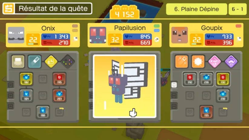 Au bout d'un moment, vos pokémons évolueront