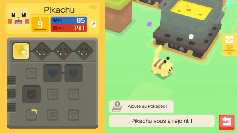 Et voilà un Pikachu a été attrapé !