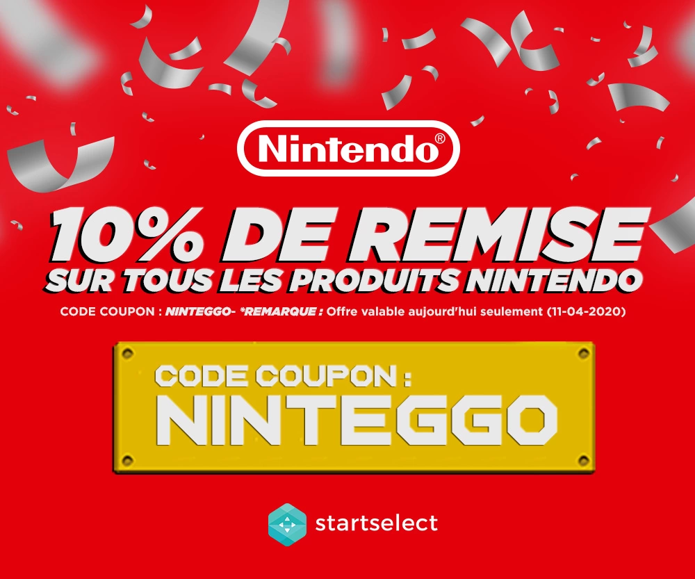 [Bon plan Pâques] -10% sur les produits Nintendo