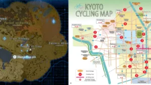 Kyoto a inspiré la carte de Zelda : Breath of the Wild