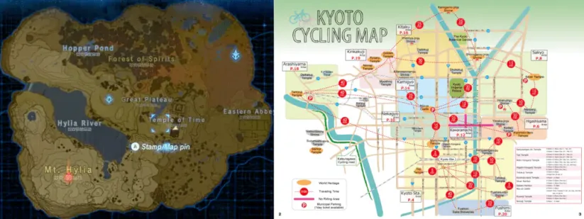 Kyoto aurait inspiré la carte de Zelda : Breath of the Wild
