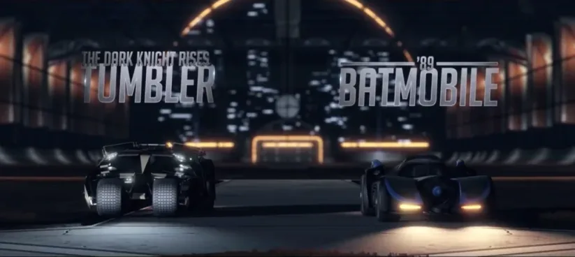 Jeu Rocket League sur Nintendo Switch : présentation des Batmobile du DLC du 5 mars 2018