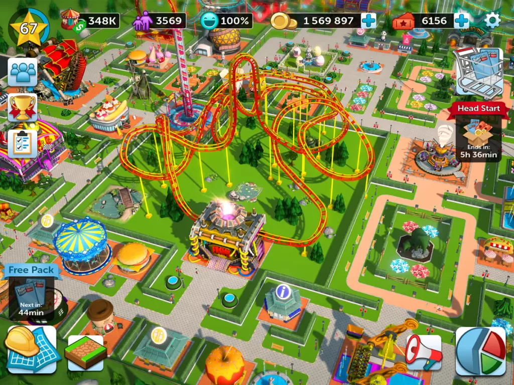 Roller Coaster Tycoon pourrait voir le jour sur Switch