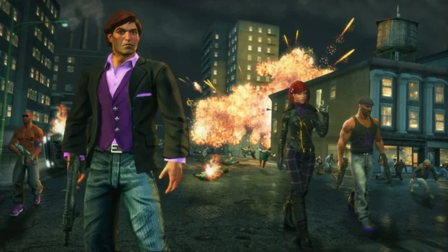 Jeu Saints Row : The Third - The Full Package sur Nintendo Switch : explosion à Steelport