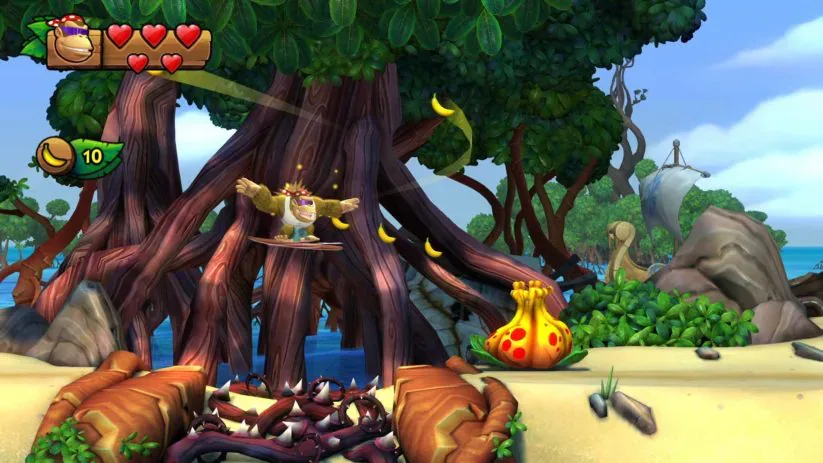 Screenshot du jeu Nintendo Switch Donkey Kong Country Tropical Freeze : Funky mode