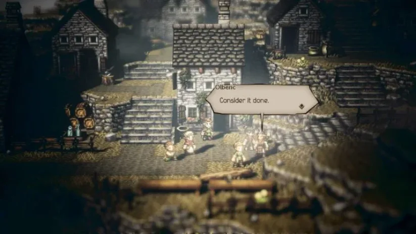 Image de la démo Octopath Traveler sur Nintendo Switch