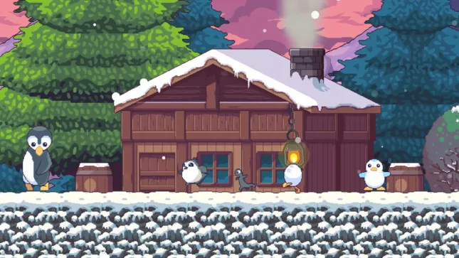 Jeu Songbird Symphony sur Nintendo Switch : Piou chez les manchots