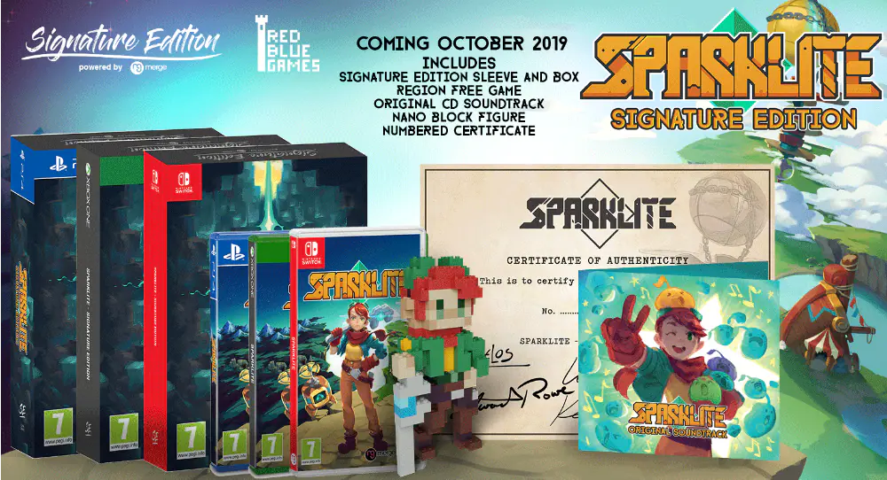 La signature édition de Sparklite
