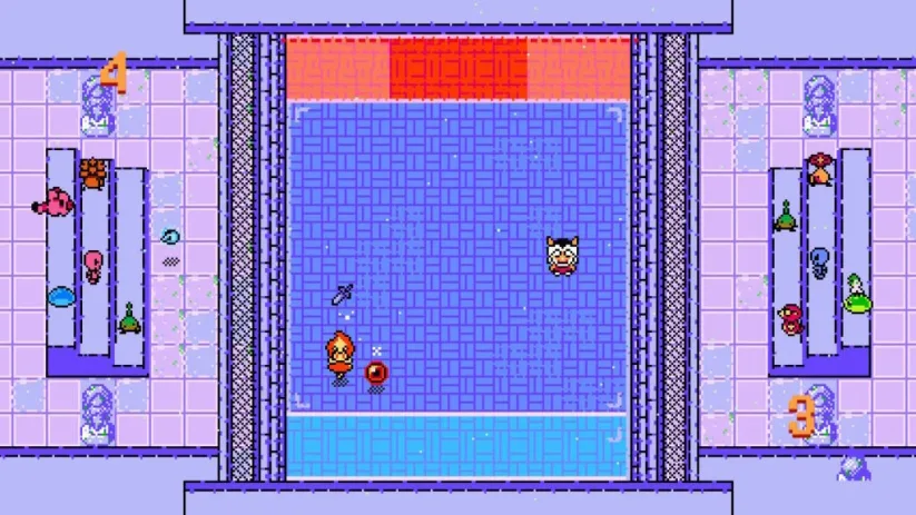 Jeu SpiritSphere DX sur Nintendo Switch : mode squash