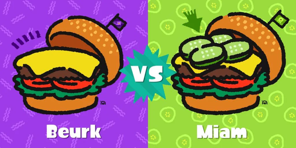 Nouveau Splatfest Cornichon pour ce week-end sur Splatoon 2