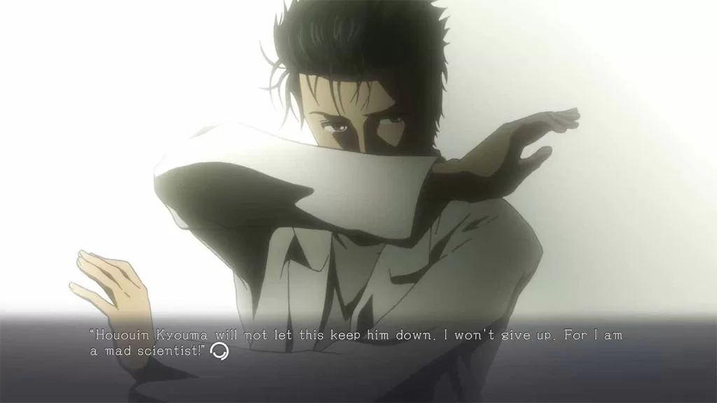 Jeu Steins;Gate Elite sur Nintendo Switch : le héros de ce visual novel est un peu fou, juste un peu