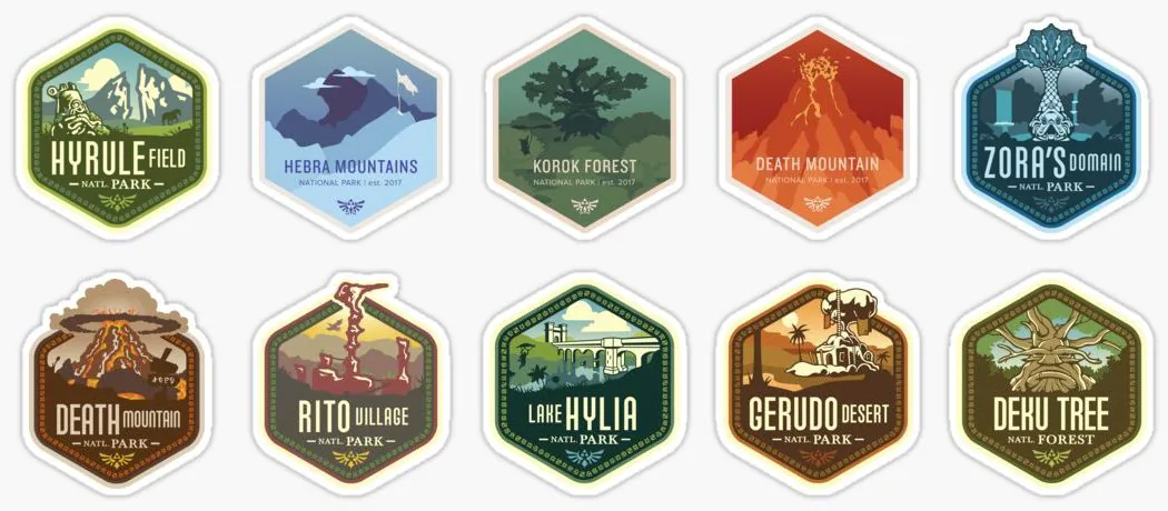 [Bon plan] Des stickers Zelda Breth of the Wild magiques chez Redbubble