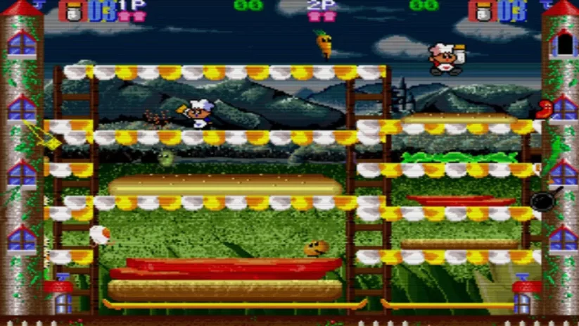 Super Burger Time est édité par Johnny Turbo's Arcade