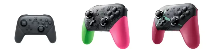 Les différentes versions de la manette Switch Pro
