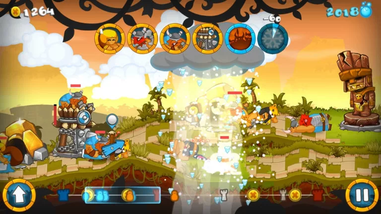 Jeu Swords & Soldiers sur Nintendo Switch : vague de froid sur les Aztèques