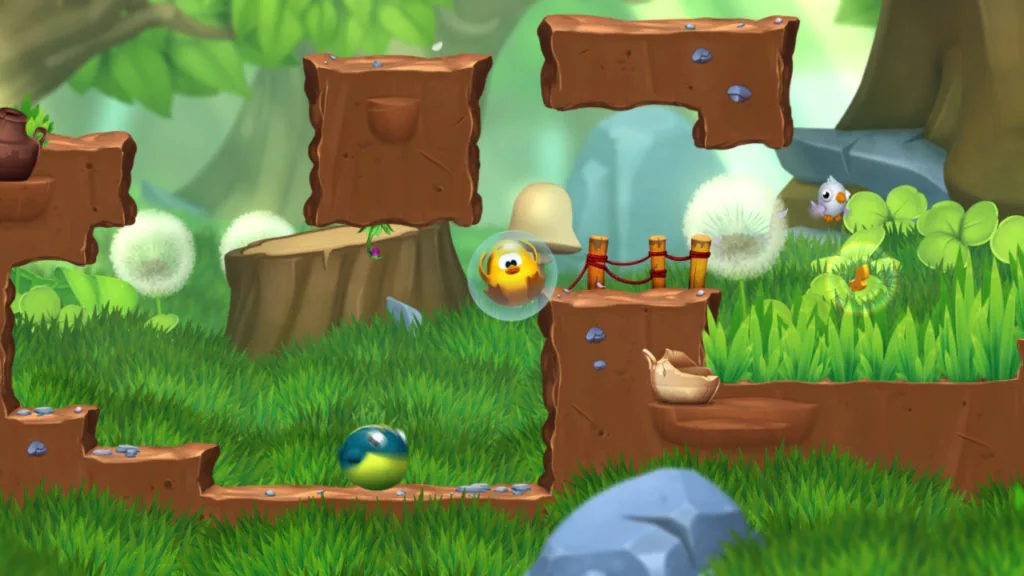 Jeu Toki Tori 2+ sur Nintendo Switch : envol en bulle