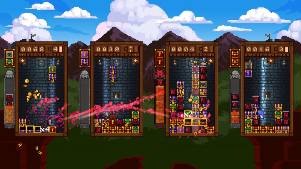 Jeu Treasure Stack sur Nintendo Switch : attaque imminente