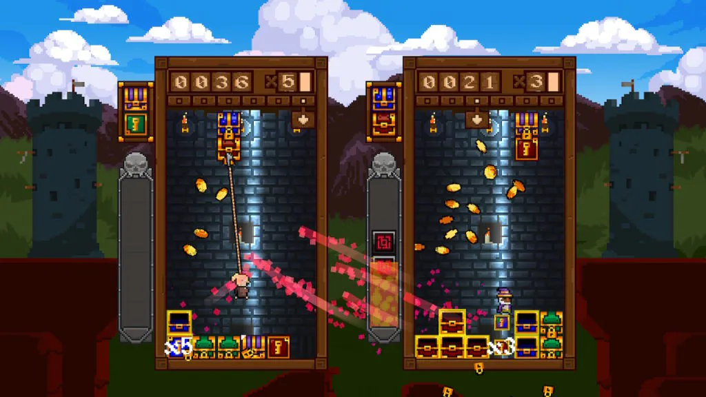 Jeu Treasure Stack sur Nintendo Switch : jeu en duo