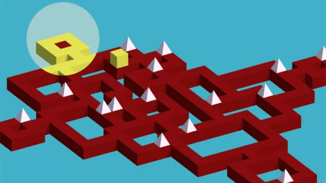 Jeu Vectronom sur Nintendo Switch : ces piques vous poursuivent un peu