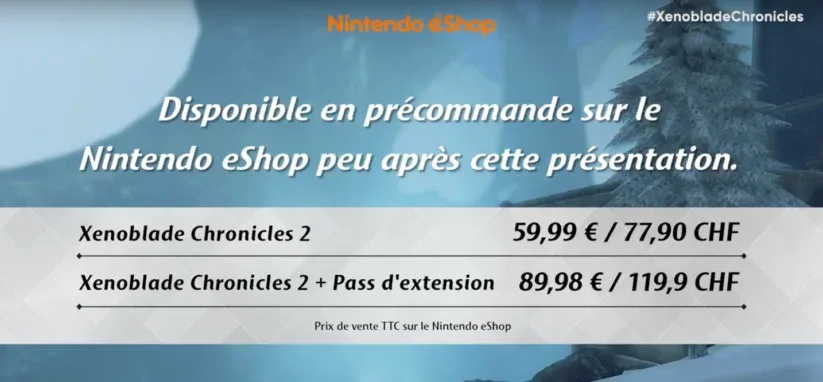 Xenoblade Chronicles 2 eShop