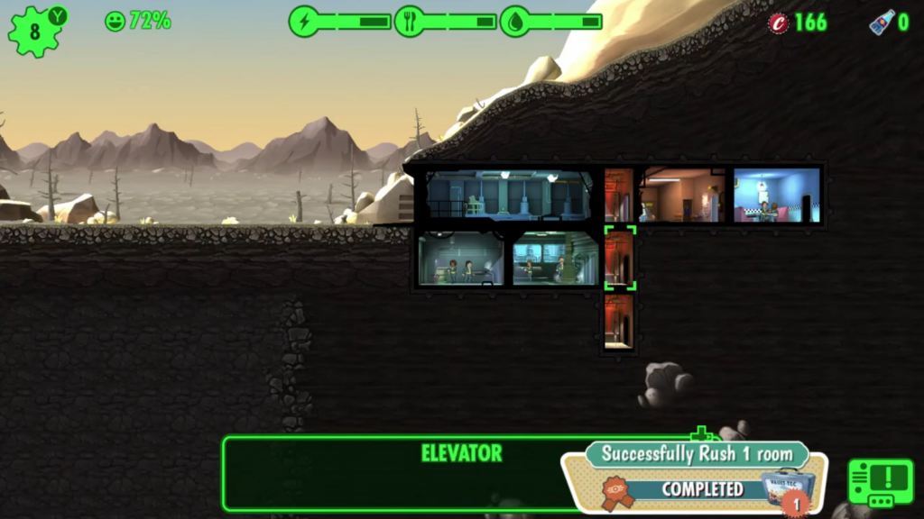 how do you send dwellers to the wasteland in fallout shelter on the nintendo switch